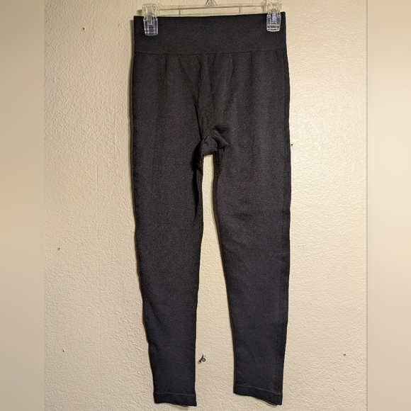 goqq Women's Black Leggings Large Size Pre-owned - Picture 2 of 7